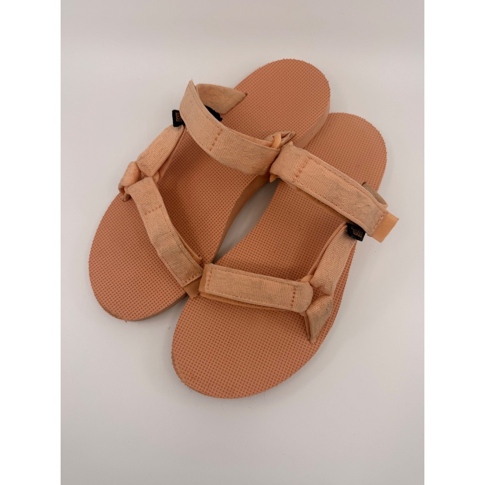Teva Original Universal Sandals Peach Apricot Strappy Sport 1124230 Womens 9 - Picture 2 of 7